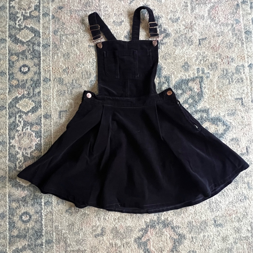 Topshop Overalls Mini Dress
